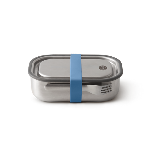 Lunch Box aus Edelstahl, blau, 1000ml